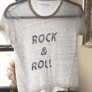 ZADIG & VOLTAIRE “ROCK & ROLL” T-Shirt S